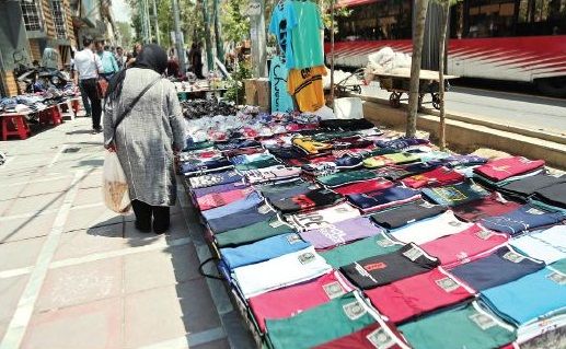 جمع آوری دست‌فروشان خیابان المهدی کرج
